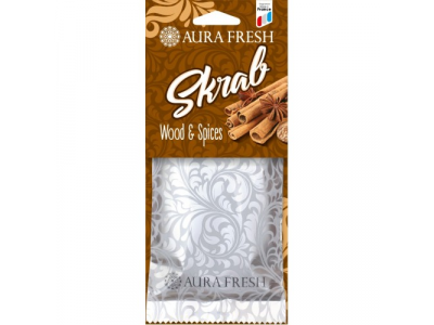 Ароматизатор AURA FRESH SCRAB Wood & Spices от AURA FRESH Ароматизатор AURA FRESH SCRAB Wood & Spices