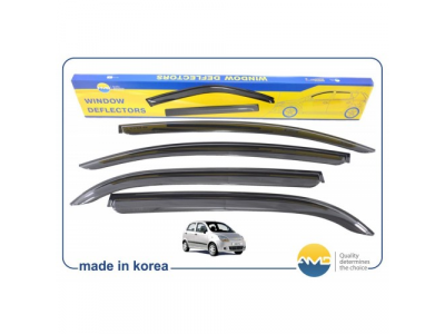 Дефлекторы окон Black (к-т 4шт.) (CV Spark 2005-2009)/AMD.DK216 AMD