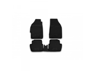 Коврики в салон CHEVROLET Spark 2010->, 4 шт. (полиуретан)
