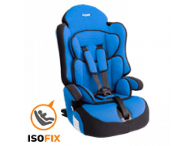 Кресло детское Siger прайм изофикс серый