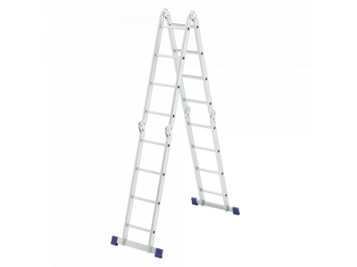 Лестница шарнирная алюминиевая, 4х4// Сибртех Россия