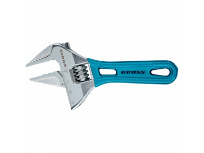 Ключ разводной, 150 мм,CrV, укороченная ручка //GROSS