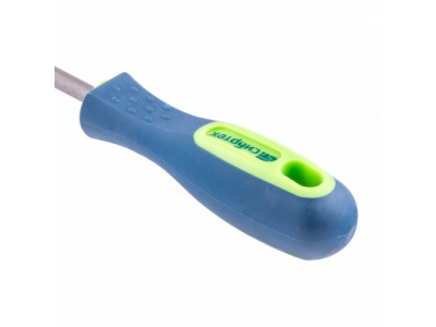 Напильник, 200 мм, круглый, двухкомпонентная рукоятка, №2 Сибртех