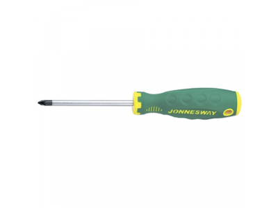 Отвертка "ANTI-SLIP GRIP" Pozidriv ® PZ1 5x80x190 мм, D71Z180 JONNESWAY