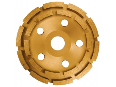 Чашка алмазная зачистная, 125 мм, двухрядная MATRIX