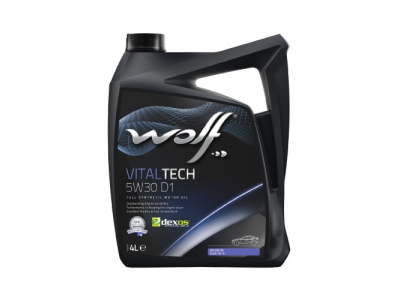 Моторное масло WOLF VITALTECH 5W30 D1 4L