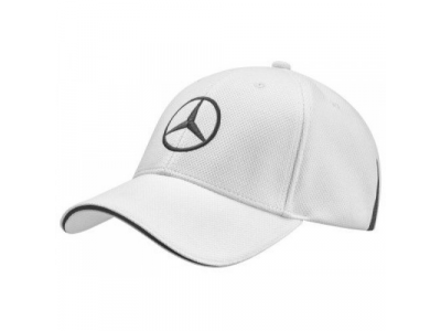 Бейсболка унисекс Mercedes-Benz Unisex Сap, Golf Selection, White, артикул B66954301