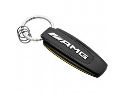 Брелок Mercedes-Benz Key Ring, AMG GT, Black/Silver/Yellow