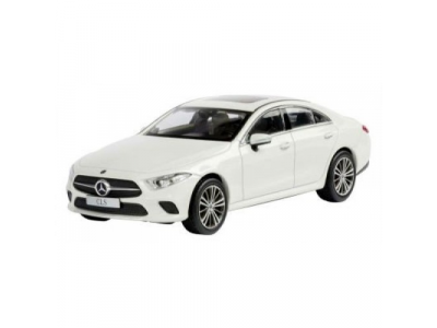Модель автомобиля Mercedes CLS, Designo Diamond White Bright, Scale 1:43