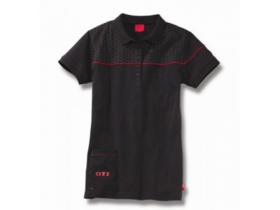 Женская рубашка поло Volkswagen Ladies Polo Shirt GTI, White, артикул 6R3084240A041