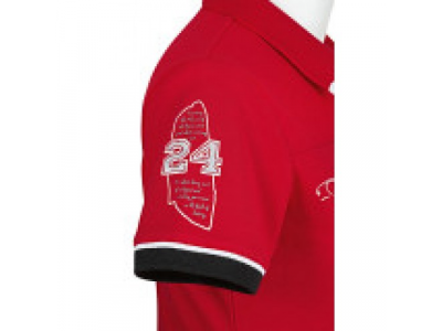 Мужская рубашка-поло Audi Sport Mens Poloshirt, Le Mans 2016, Red
