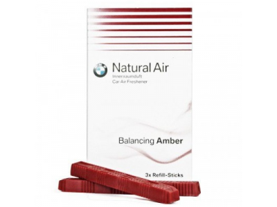 Комплект сменных картриджей освежителя воздуха BMW Balancing Amber New, артикул 83122285676