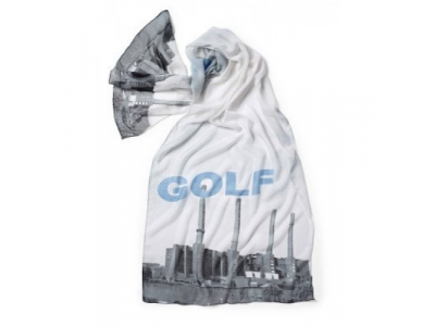 Набивнои? шарф Volkswagen Golf -Power plant silhouette- Printed Scarf
