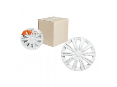 Колпаки колесные 15 дюймов Торнадо, белый, карбон AIRLINE