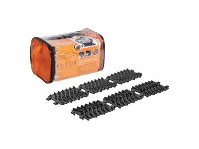 Ленты (траки) противобуксовочные-антибукс, сборные, в сумке, к-т 6 шт., черные