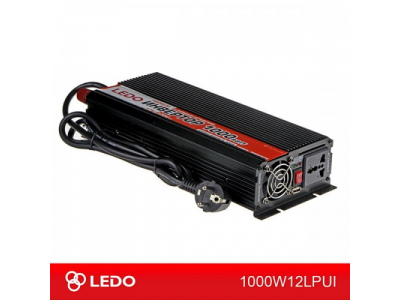 Инвертор с зарядным устройством 12V-220V 1000W LEDO PREMIUM