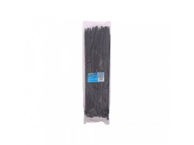 Хомут стяжка 5х350 нейлоновая (уп. 100 шт.) черный